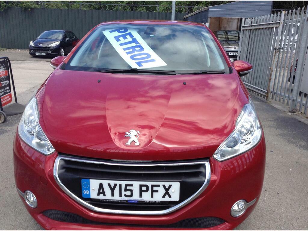 Peugeot 208 1.2 Vti Puretech Allure Euro 6 AY15PFX Red #2