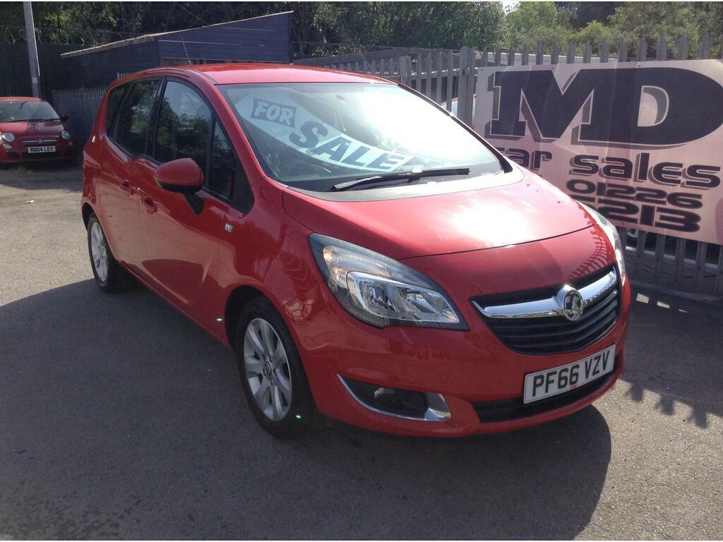 Vauxhall Meriva 1.4I Life Euro 6 Red