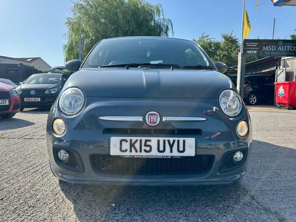 Fiat 500 1.2 S Euro 6 Ss 2015 CK15UYU Grey #3