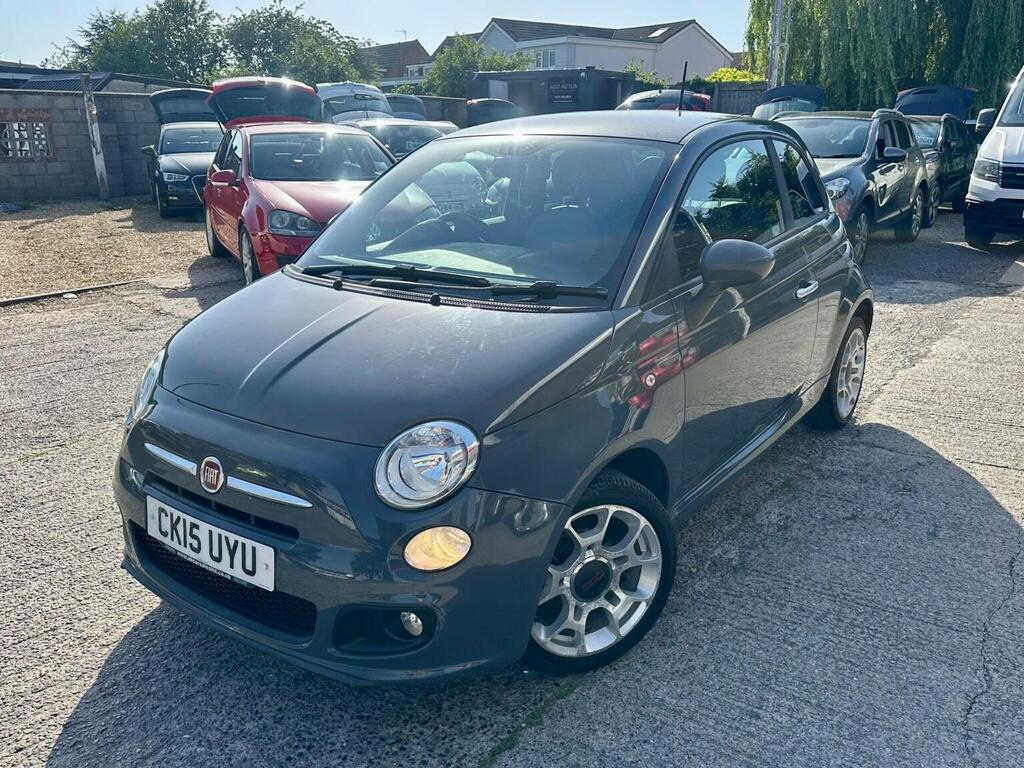 Fiat 500 1.2 S Euro 6 Ss 2015 CK15UYU Grey #6