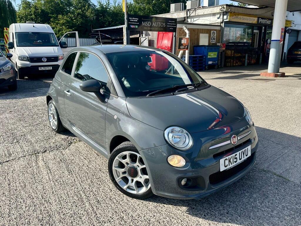 Fiat 500 1.2 S Euro 6 Ss 2015 CK15UYU Grey #2