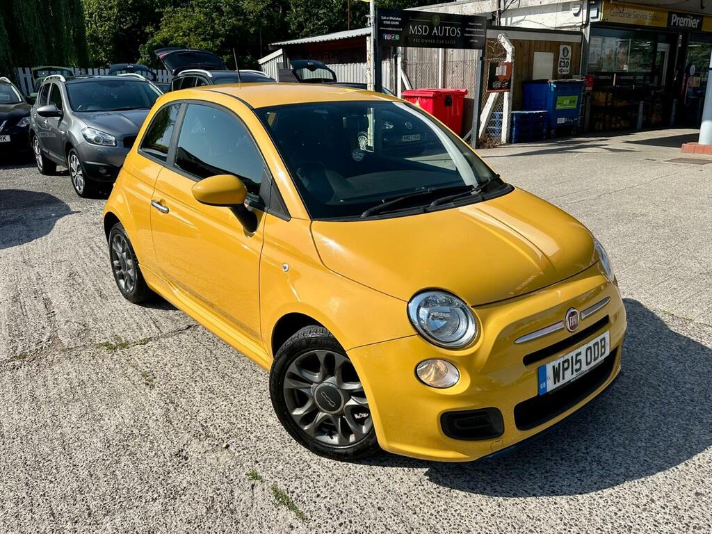 Fiat 500 1.2 S Euro 6 Ss 2015 WP15ODB Yellow #2