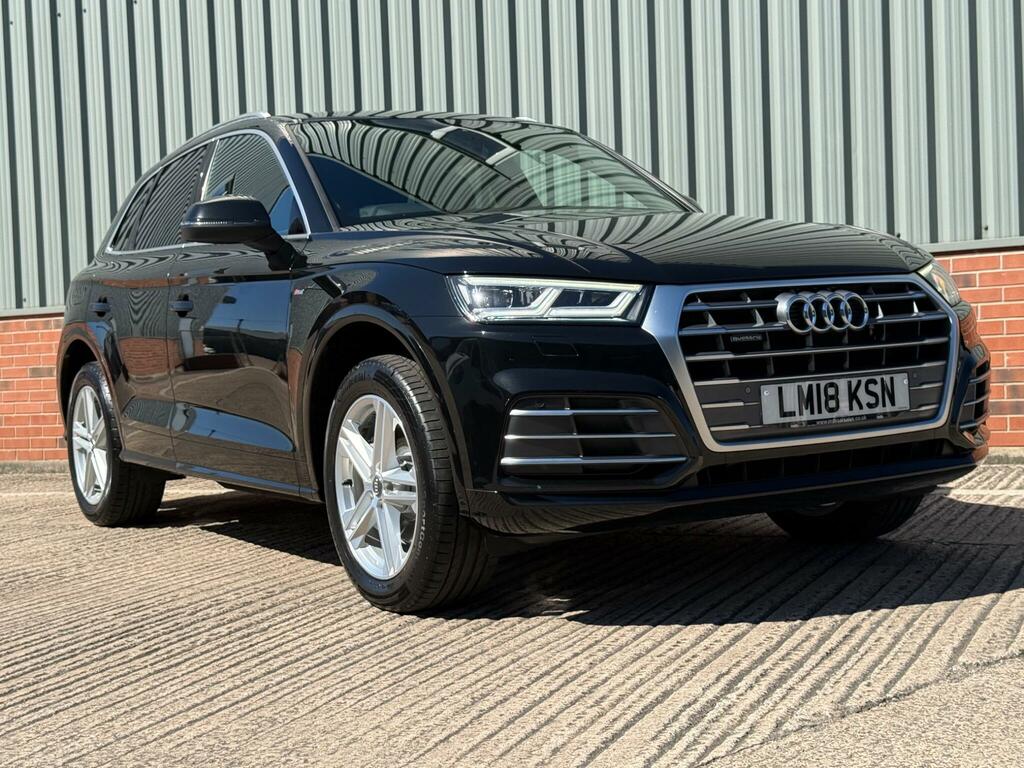Audi Q5 2.0 Tdi S Line S Tronic Quattro Euro 6 Ss LM18KSN Black #5