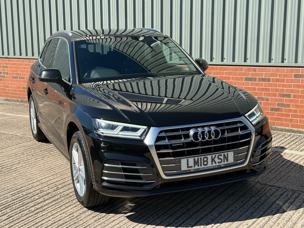 Audi Q5 2.0 Tdi S Line S Tronic Quattro Euro 6 Ss LM18KSN Black #6