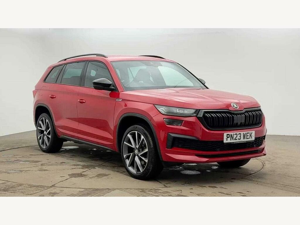 Skoda Kodiaq 2.0 Tdi Sportline Dsg 4Wd Euro 6 S S 7 Seat Red