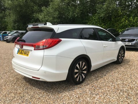 Honda Civic Civic I-dtec Es-t White #12