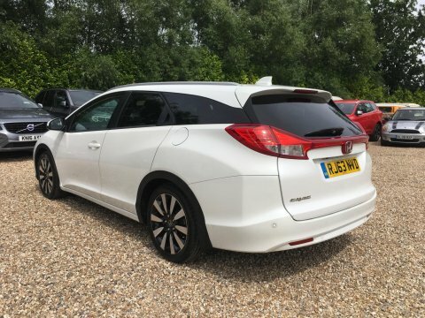 Honda Civic Civic I-dtec Es-t White #15