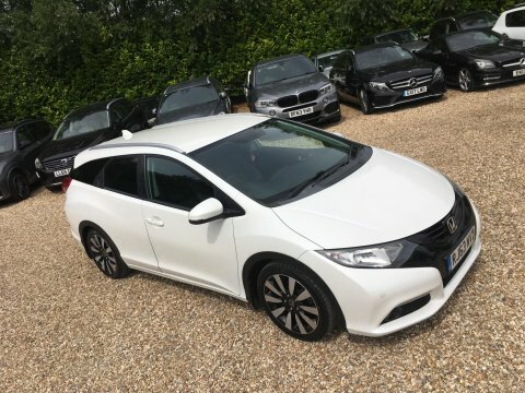 Honda Civic Civic I-dtec Es-t White #11