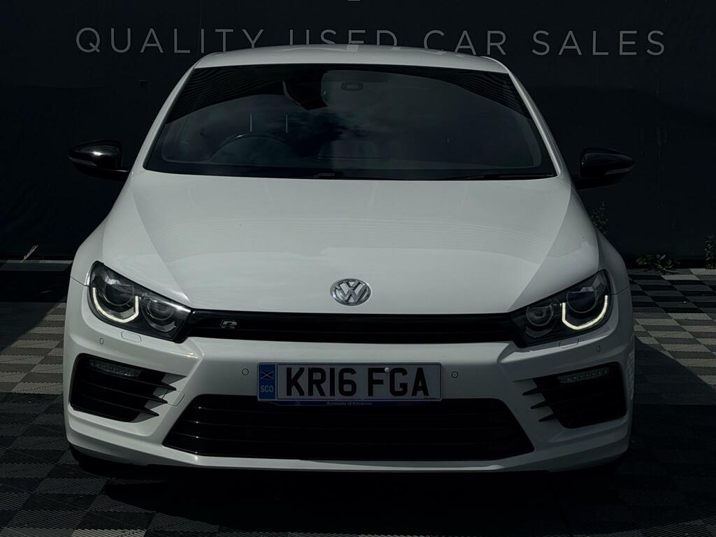 Volkswagen Scirocco R White #4