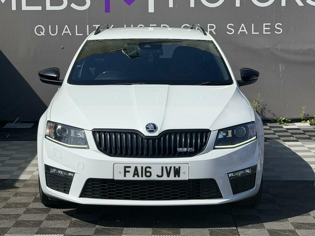 Skoda Octavia Vrs White #3