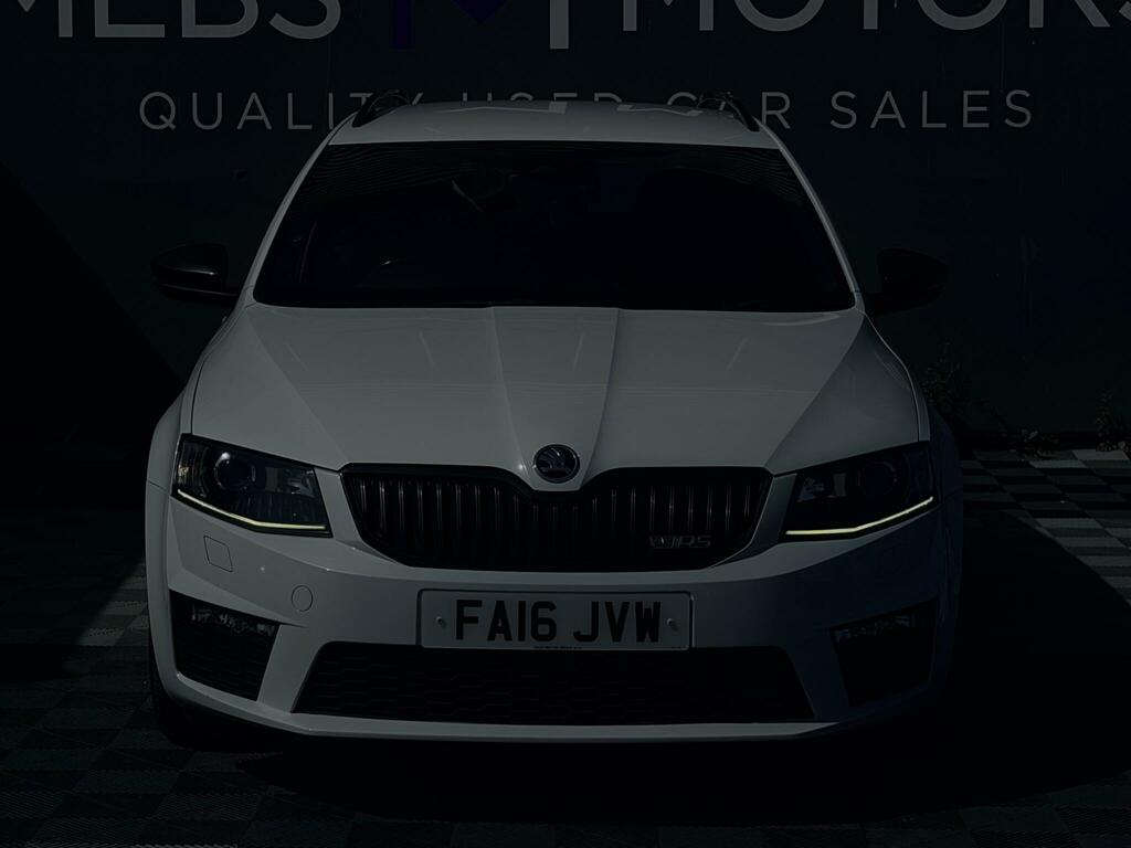 Skoda Octavia Vrs White #5