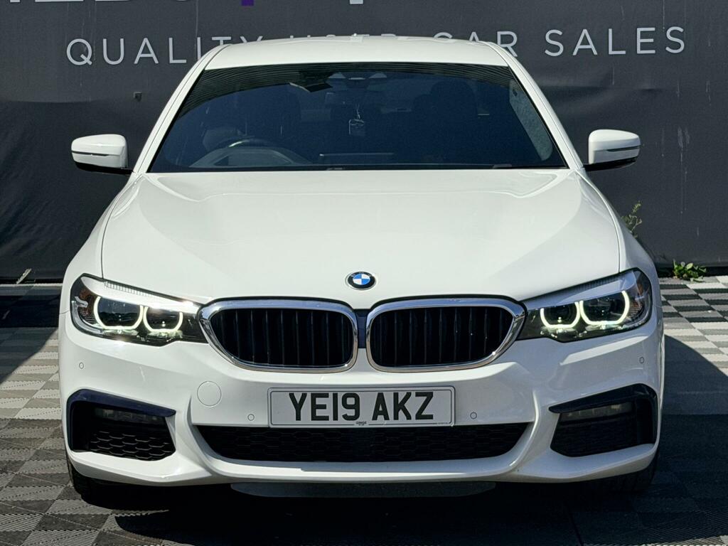 BMW 5 Series M Sport White #3