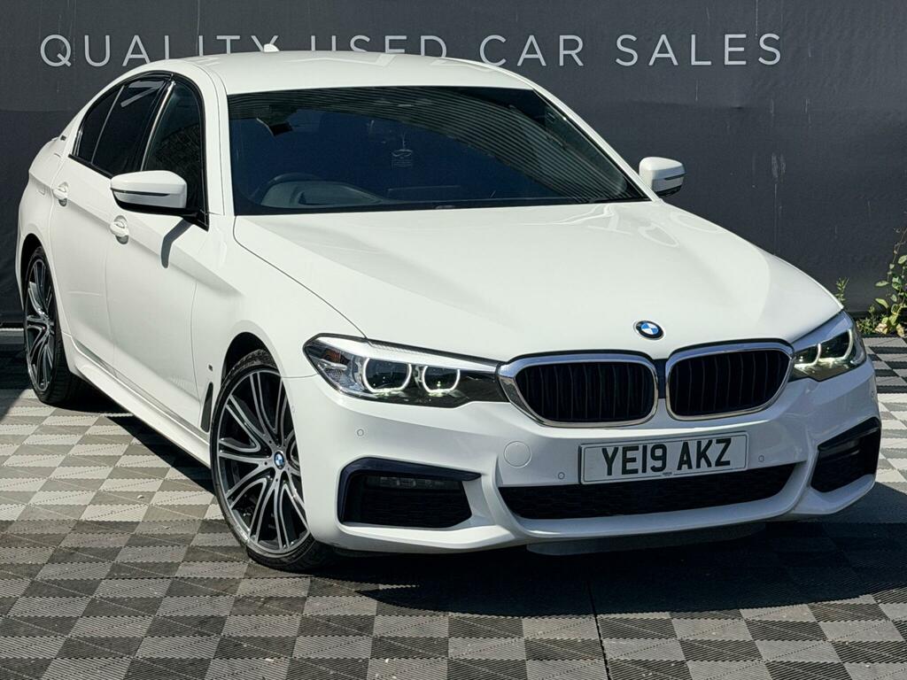 BMW 5 Series M Sport White #2