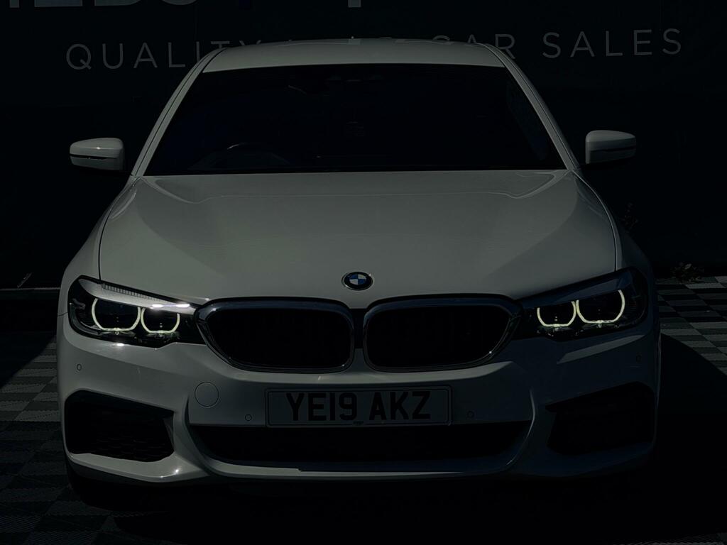 BMW 5 Series M Sport White #5