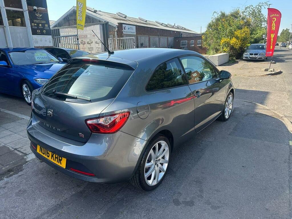 Seat Ibiza Hatchback 1.2 Tsi Fr Sport Coupe Euro 6 2016 ND16KHR Grey #4