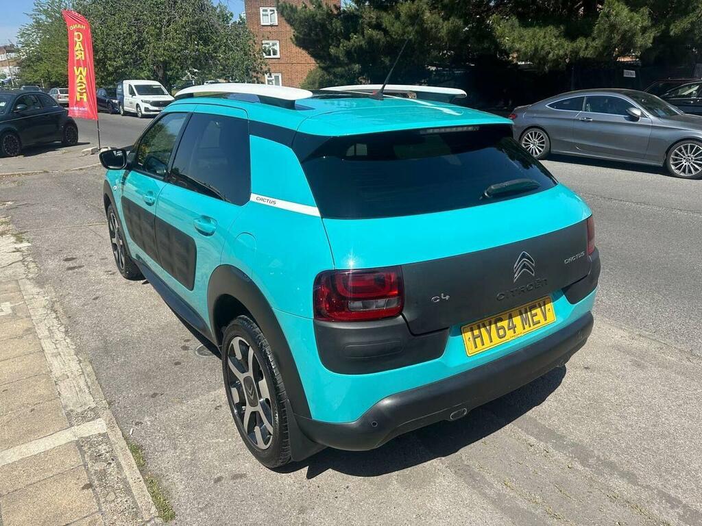 Citroen C4 Cactus Hatchback 1.2 Puretech Flair Euro 6 Ss 201 HY64MEV Blue #6