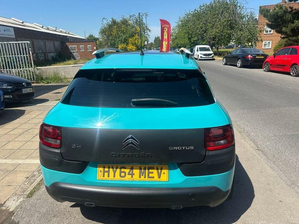 Citroen C4 Cactus Hatchback 1.2 Puretech Flair Euro 6 Ss 201 HY64MEV Blue #5