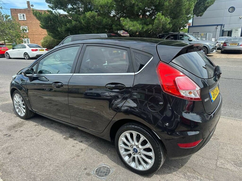 Ford Fiesta Hatchback 1.0T Ecoboost Titanium X Euro 5 Ss GK13RXY Black #6