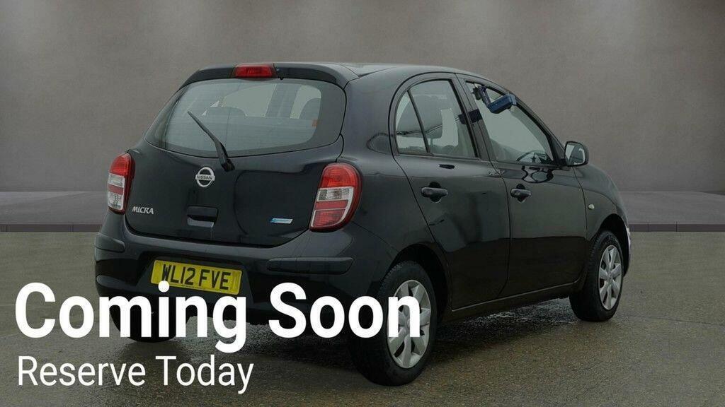 Nissan Micra Hatchback 1.2 12V Visia Euro 5 201212 Black #2