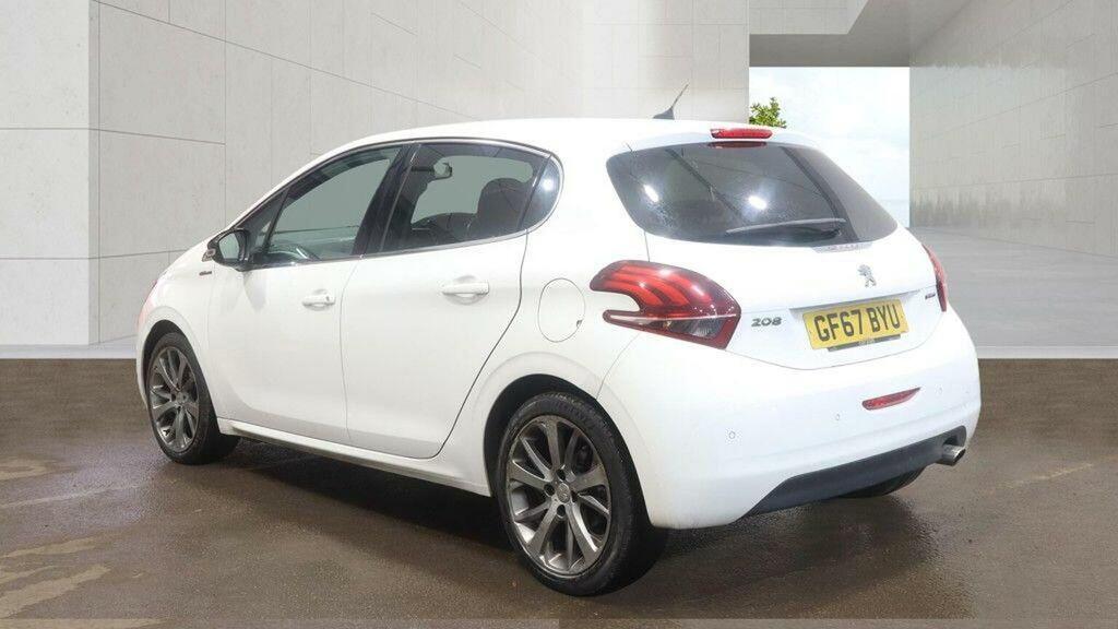 Peugeot 208 1.6 Bluehdi Gt Line Euro 6 White #3