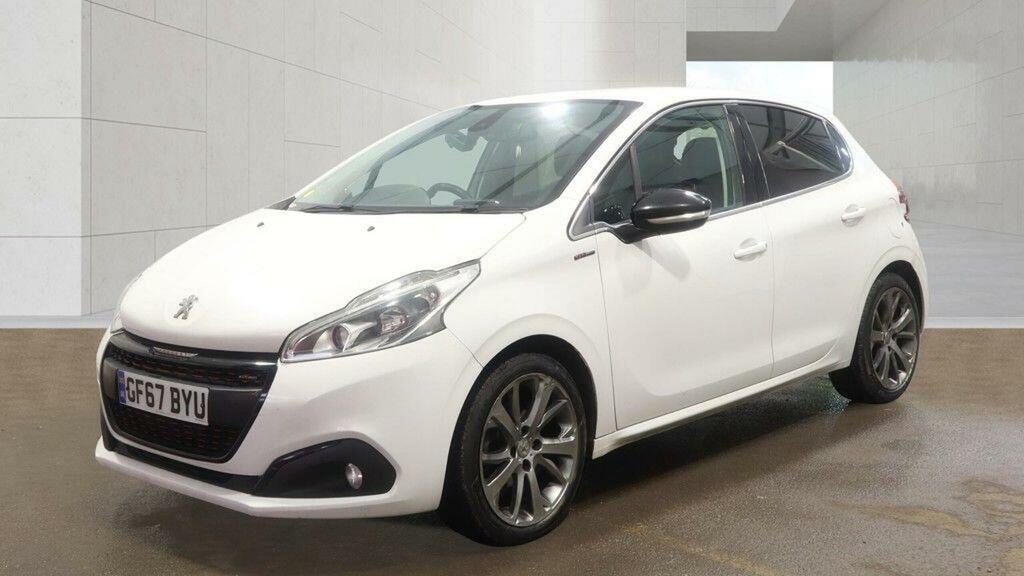Peugeot 208 1.6 Bluehdi Gt Line Euro 6 White #2