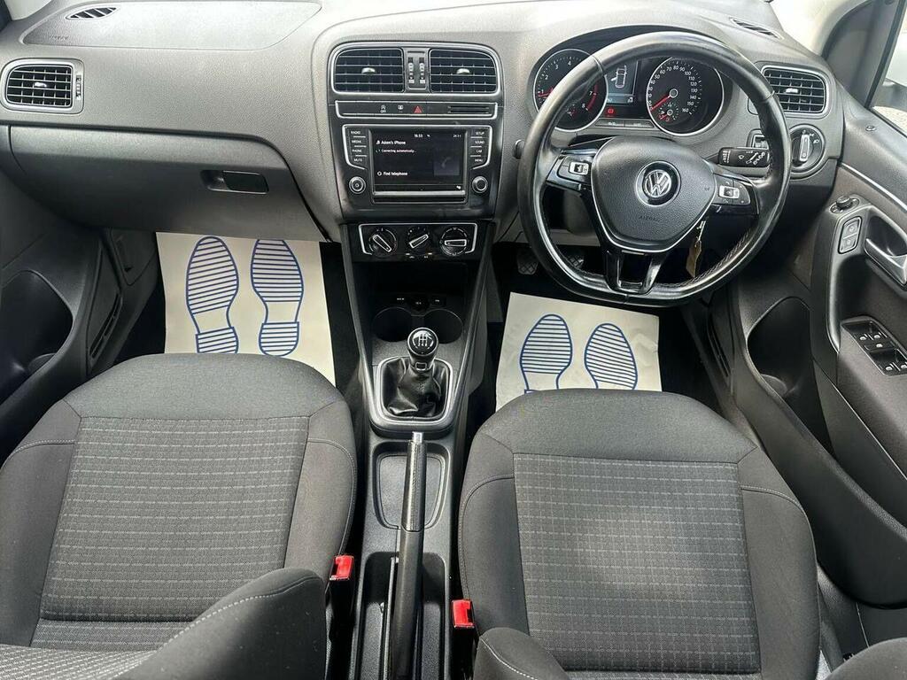 Volkswagen Polo Hatchback 1.0 Bluemotion Tech Se Euro 6 Ss DS15YCE White #2