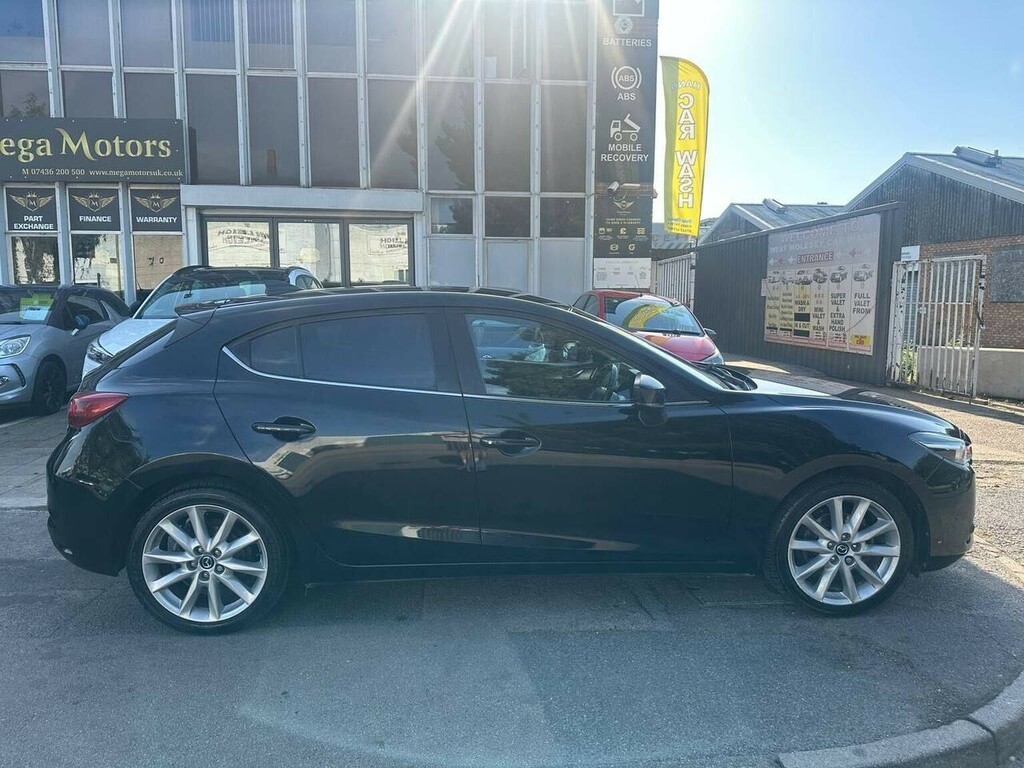 Mazda 3 Hatchback 2.0 Skyactiv-g Sport Nav Euro 6 Ss WT17XZK Black #3