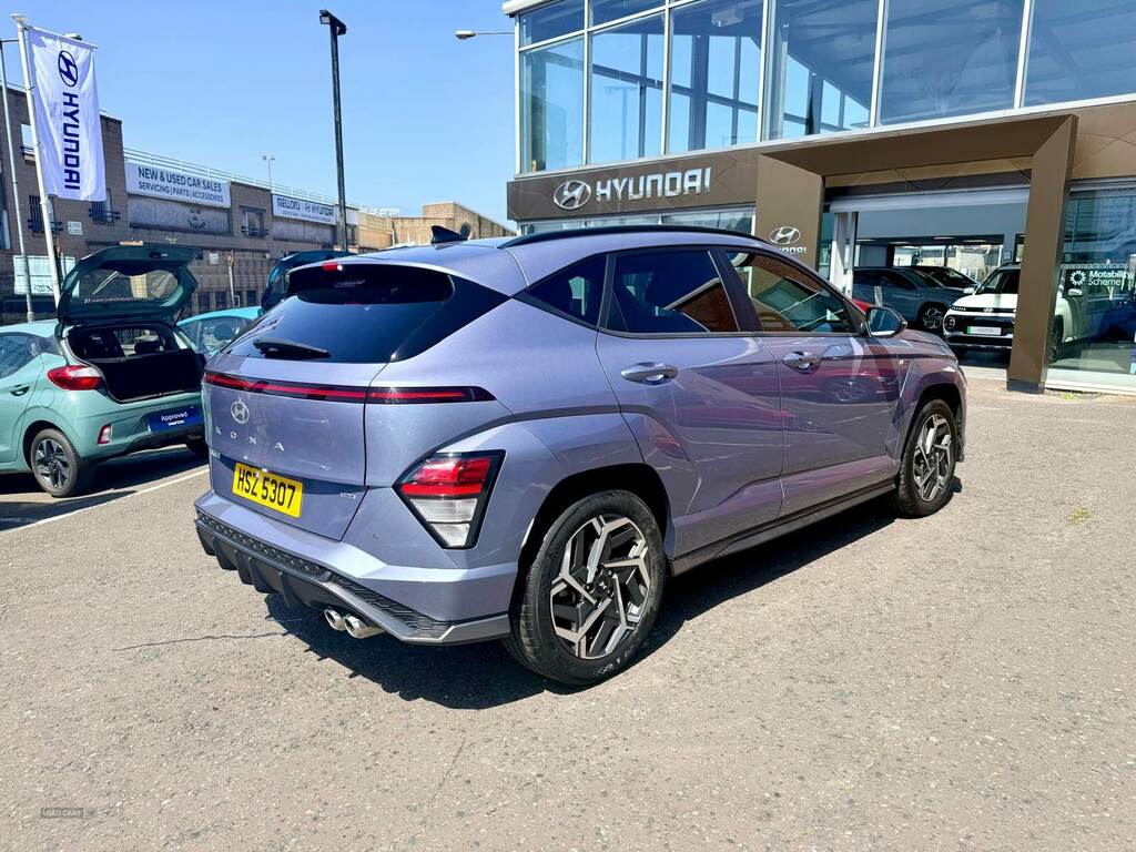 Hyundai Kona 1.6 Gdi Hybrid N Line Dct HSZ5307 Blue #3