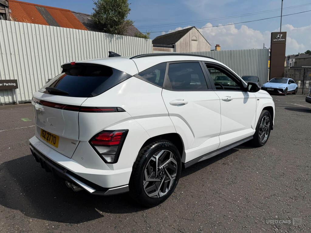 Hyundai Kona 1.6 Gdi Hybrid N Line Dct ISZ2770 White #3