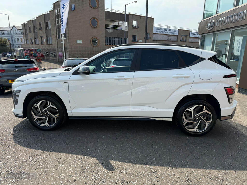 Hyundai Kona 1.6 Gdi Hybrid N Line Dct ISZ2770 White #6