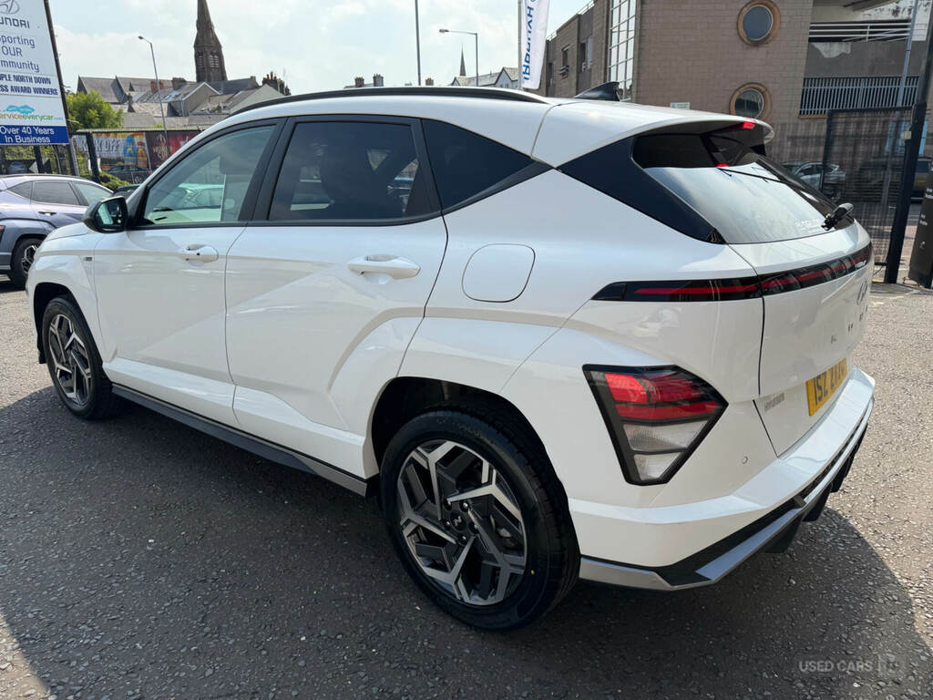 Hyundai Kona 1.6 Gdi Hybrid N Line Dct ISZ2770 White #5