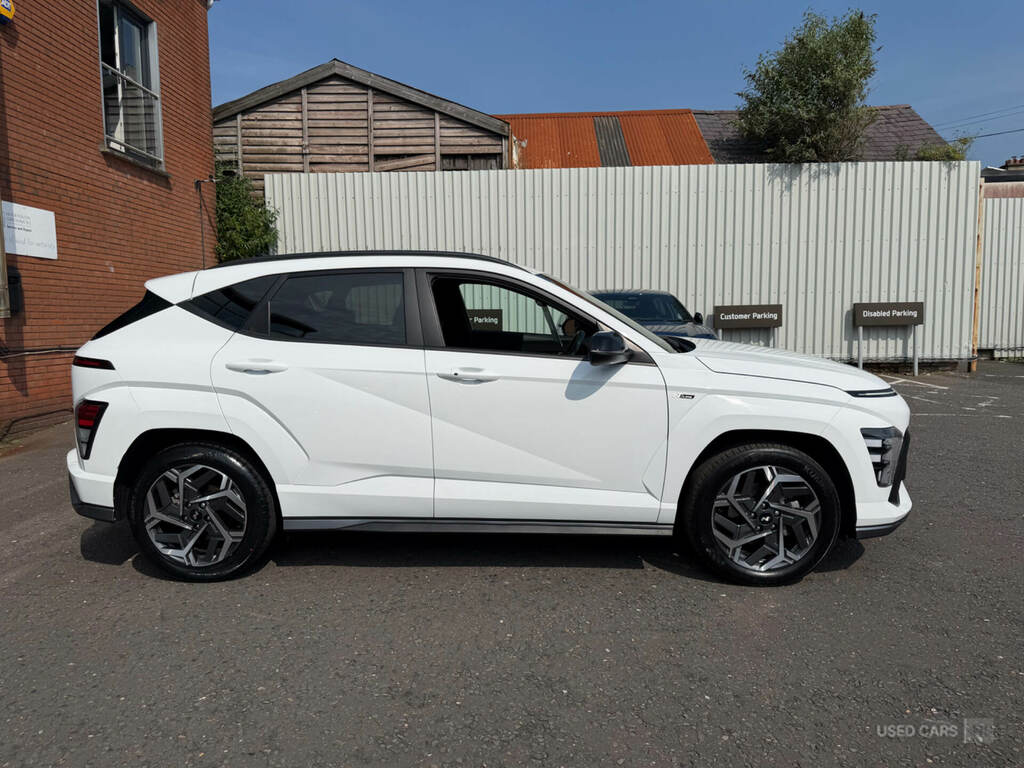 Hyundai Kona 1.6 Gdi Hybrid N Line Dct ISZ2770 White #2