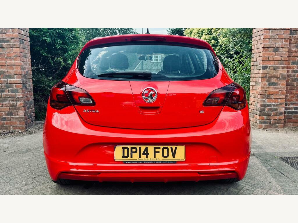 Vauxhall Astra 1.6 16V Tech Line Gt Euro 5 DP14FOV Red #6