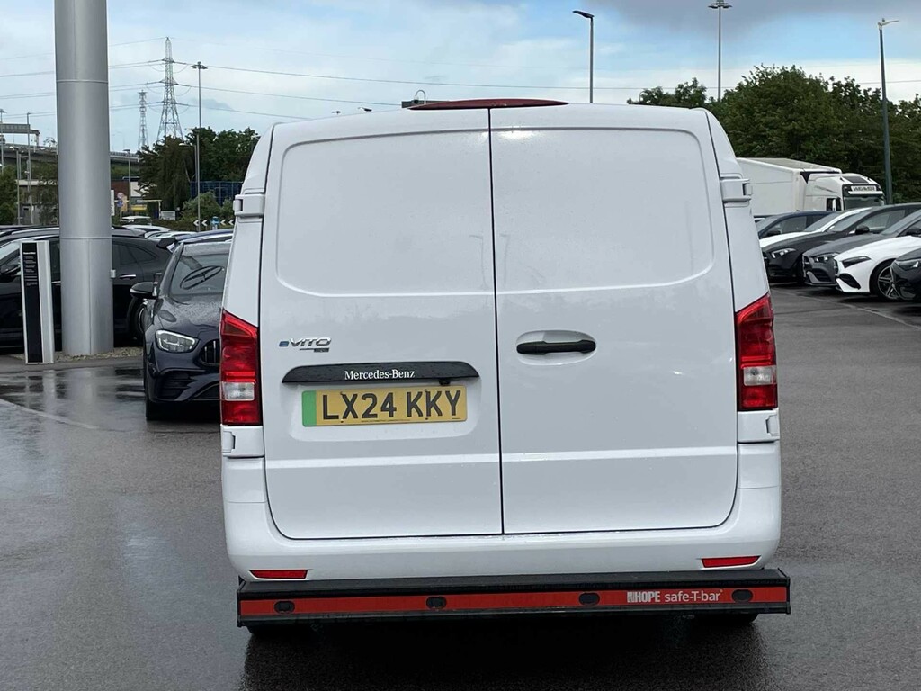 Mercedes-Benz eVito 116 E 66Kwh Progressive Panel Van 6Dr Aut LX24KKY White #5
