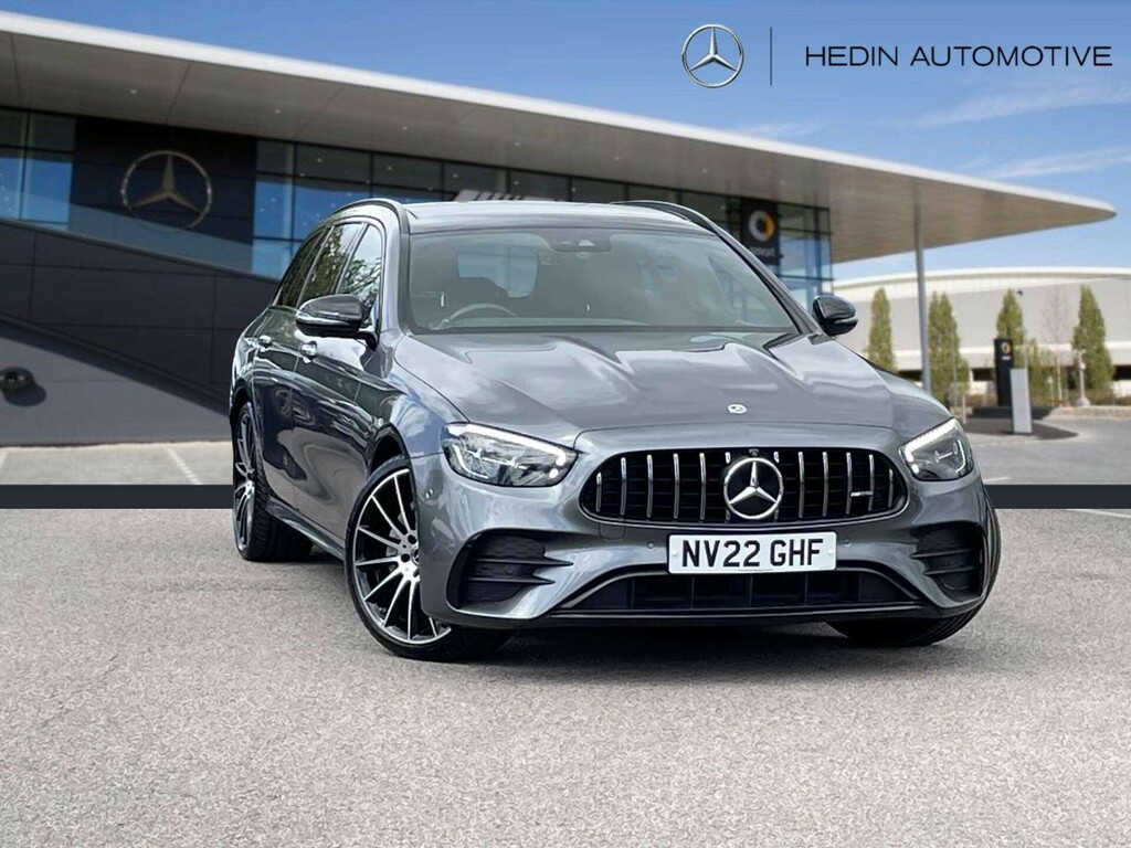 Mercedes-Benz E Class E220d 200 Amg Line 9G-tronic Silver #1