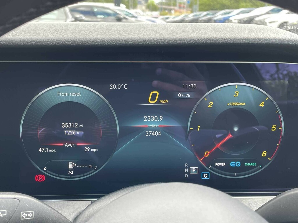 Mercedes-Benz E Class E220d 200 Amg Line 9G-tronic Silver #26