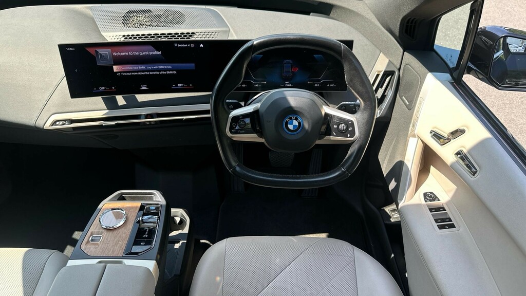 BMW iX Ix Xdrive40 M Sport White #5