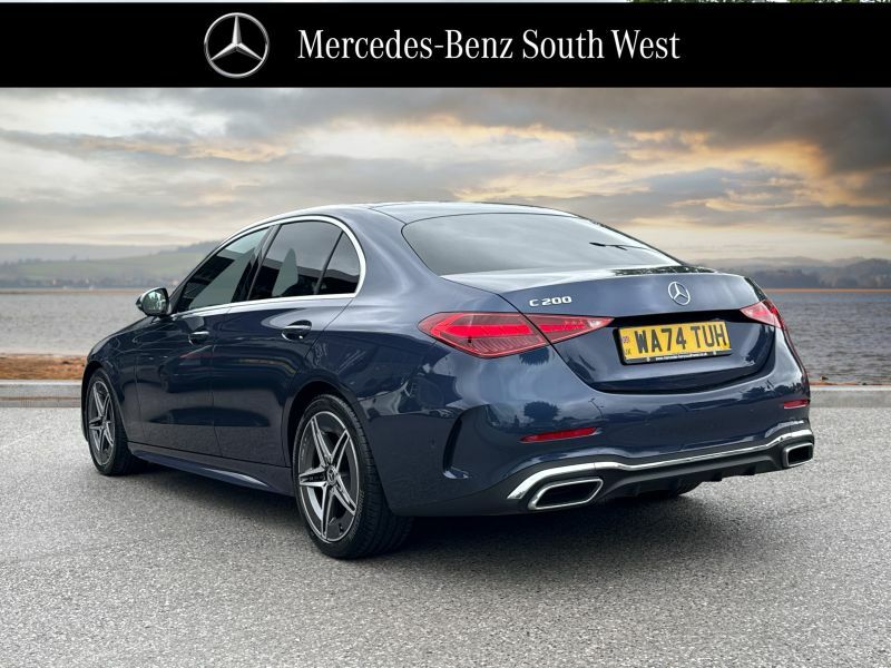 Mercedes-Benz C Class Saloon WA74TUH Blue #2