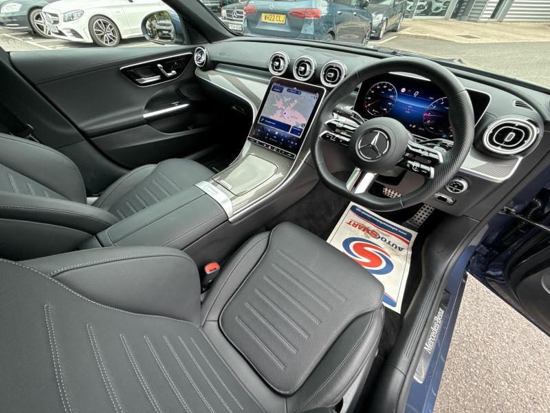 Mercedes-Benz C Class Saloon WA74TUH Blue #5