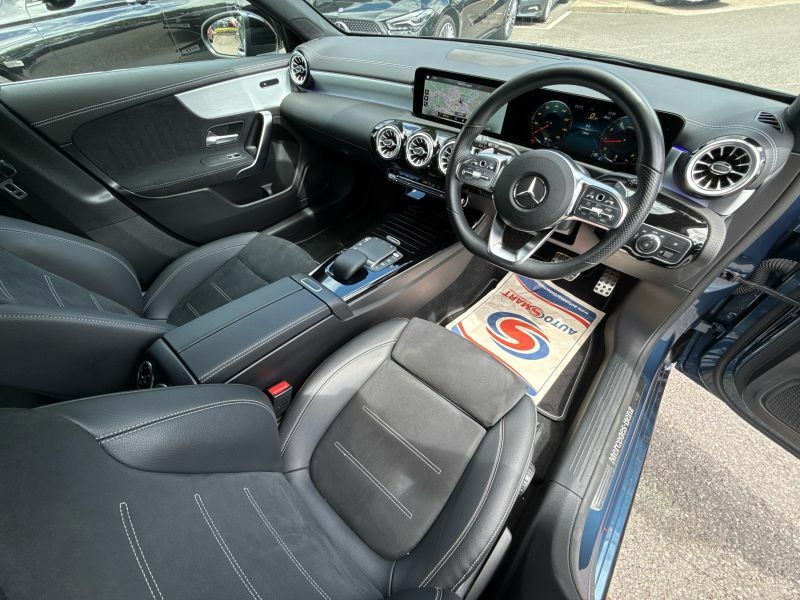 Mercedes-Benz A Class Hatchback YK71NXD Blue #5