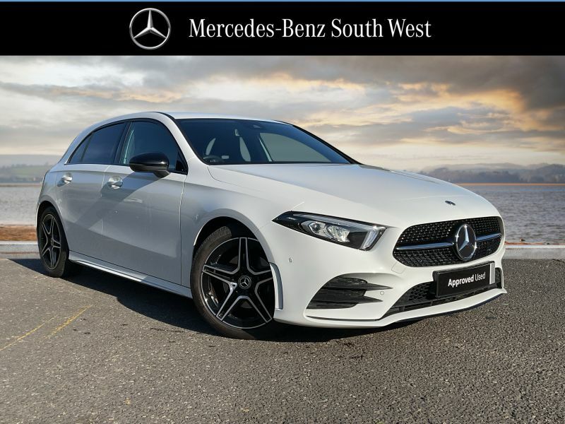 Mercedes-Benz A Class 1.3 A180 Amg Line Executive Saloon 7G White #1