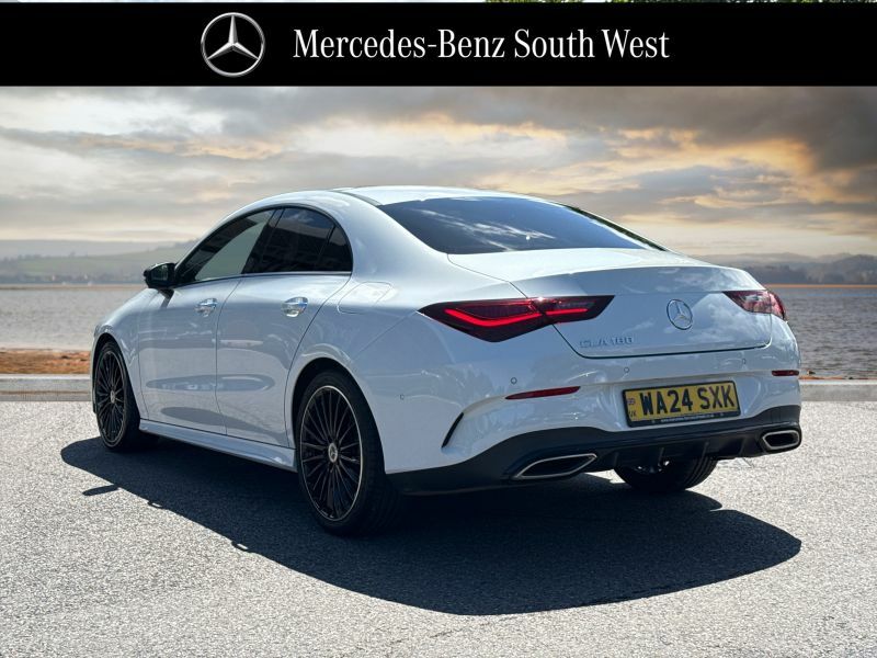 Mercedes-Benz CLA Class Saloon White #2