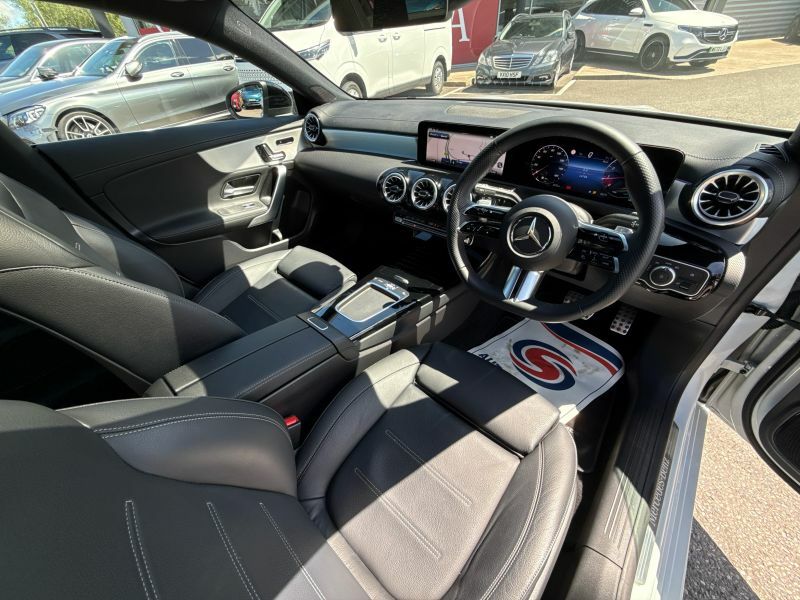 Mercedes-Benz CLA Class Saloon White #5