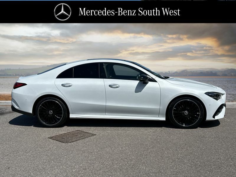 Mercedes-Benz CLA Class Saloon White #3