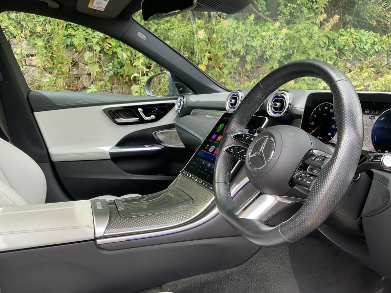 Mercedes-Benz C Class Saloon Blue #5