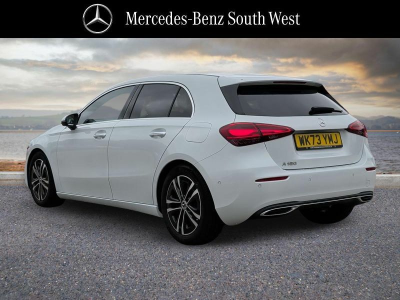 Mercedes-Benz A Class Hatchback WK73YMJ White #2