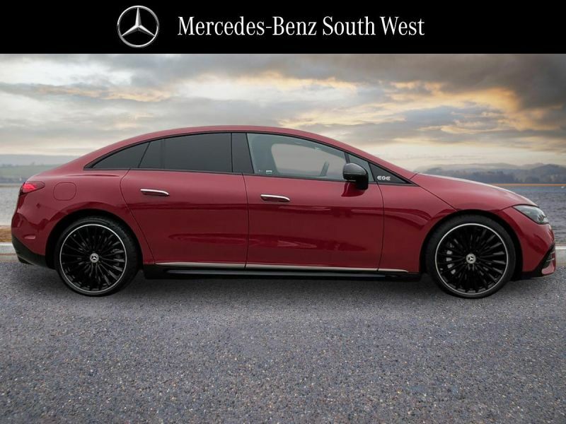 Mercedes-Benz EQE Saloon Red #3