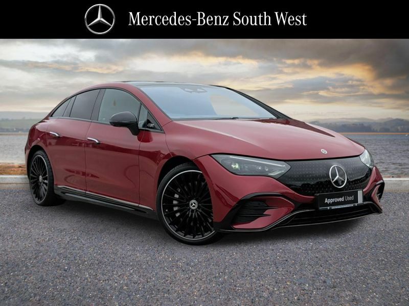 Mercedes-Benz EQE Saloon Red