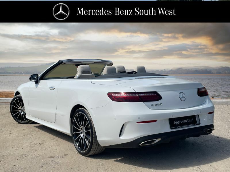 Mercedes-Benz E Class Convertible White #2