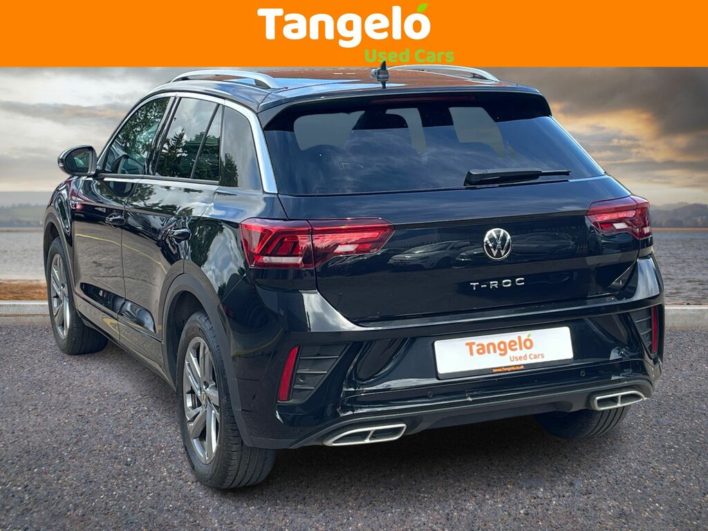 Volkswagen T-Roc 1.5 Tsi R-line Dsg Euro 6 S S WH25FGZ Black #2
